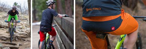 mens mountain bike jerseys shorts mtb kits pactimo