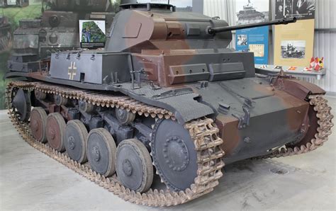 A Unrestored Panzer 2 At A British Museum German Military Vehicles Of