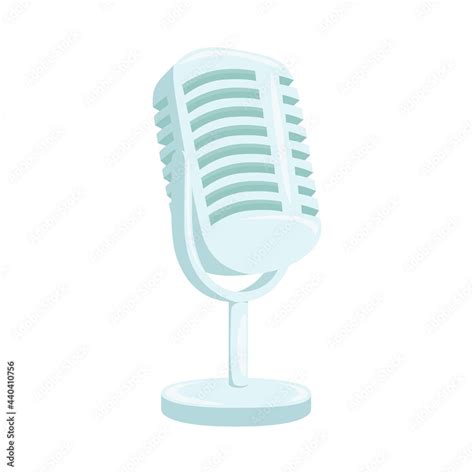 Microphone Sign Emoji Icon Illustration. Record Voice Vector Symbol ...