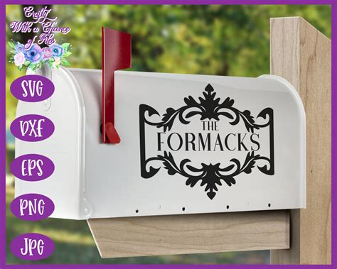 Mailbox Svg Mailbox Decal Svg Address Monogram Svg Street Etsy