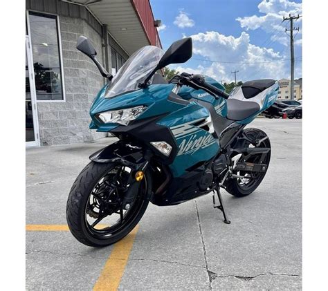 2021 Kawasaki Ninja® 400 Abs Pearl Nightshade Teal Metallic Spark Black For Sale In Lake City Fl