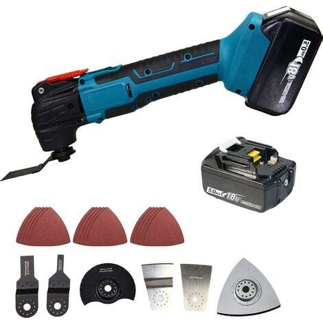 Cordless Oscillating Multi Tool Saw Blade W Accessories With X