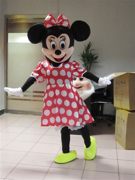 High Minnie Mascot Costume Fancy Party Dress