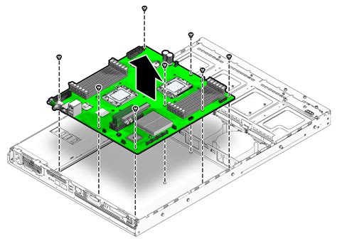 How To Remove The Motherboard Sun Fire X2270 M2 Server Service Manual