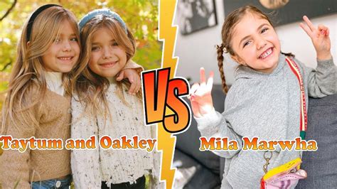 Taytum And Oakley Fisher VS Mila Marwah Transformation New Stars From