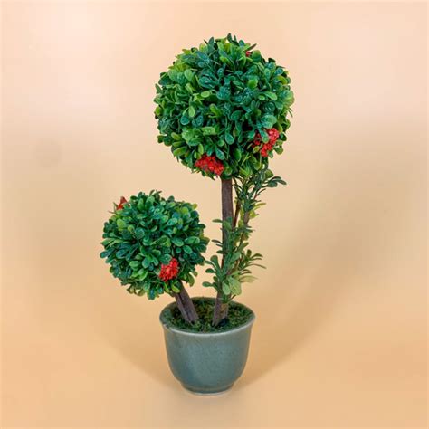 Купить Бонсай искусственный в керамическом кашпо, высота 18 см по ...