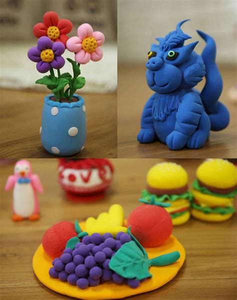 Поделки из пластилина - 98 фото идей для детей дошкольного возраста и 1 ...