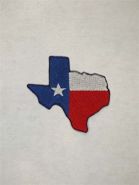 Texas Flag Embroidered Patch Iron On Patch Sew On Patch Texas