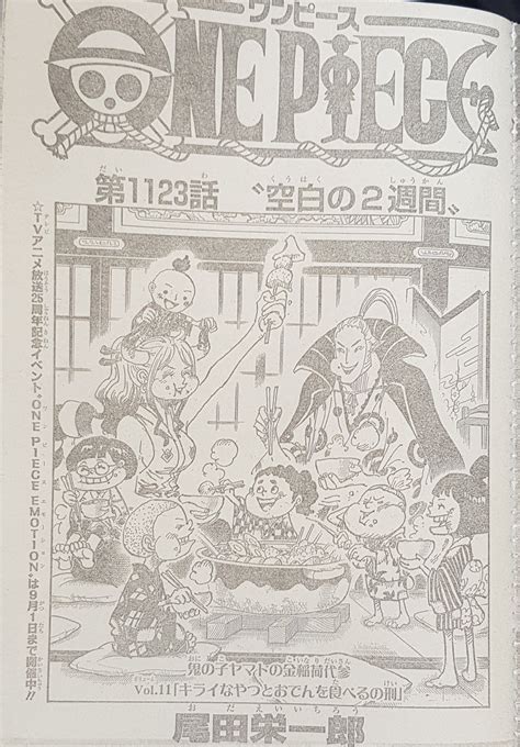 Baca Manga One Piece 1123 Raw Lengkap Kilas Balik Vegapunk Mencari Pengkhianat Luffy Tidur Di