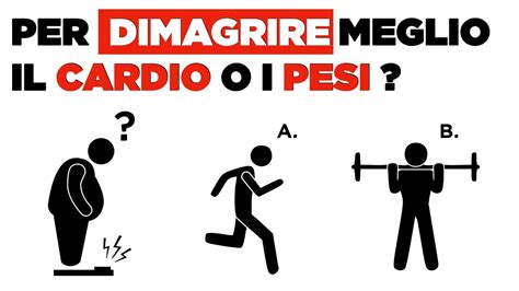 Per DIMAGRIRE Meglio Il CARDIO O I PESI YouTube