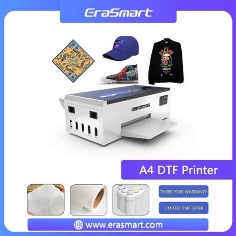 Erasmart New A4 Dtf Printer L805 Dtf Transfer Printer Directly To Film For A4 T Shirt Printing