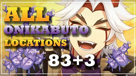 All 83 Onikabuto Location Complete Efficient Route Arataki Itto