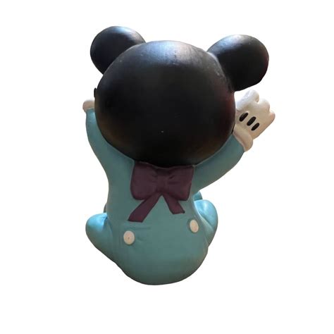 Vintage Disney Mickey Mouse Squeeze Toy Squeaky Plastic