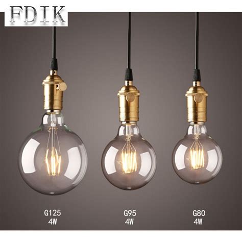 G80 G95 G125 E27 Vintage Edison LED Bulb Light 2W 4W 6W 8W Shopee