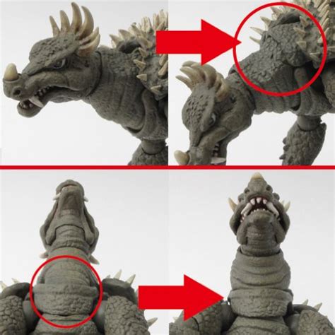 Godzilla Revoltech Scifi Super Poseable Action Figure Anguirus By