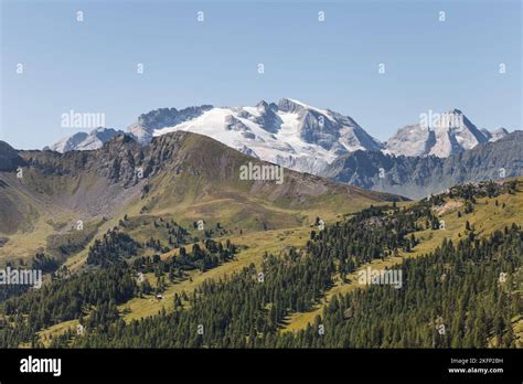 Marmolada Mount Is The Highest Peak In The Italian Dolomites With Its