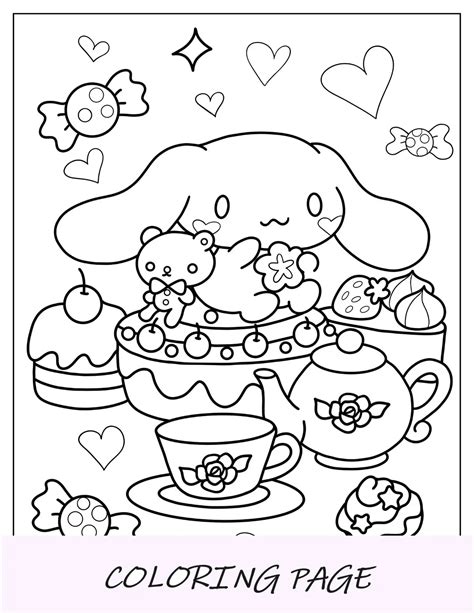 P Ginas Para Colorir Cinnamoroll Colorindo P Ginas