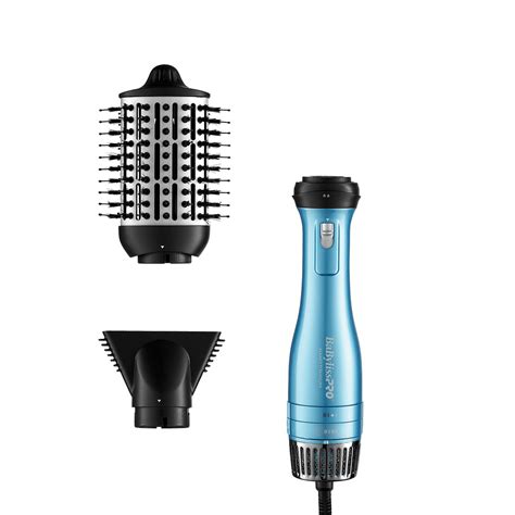 BABYLISS PRO NANO TITANIUM 2 IN 1 HOT AIR BRUSH DRYER 2 75MM Ultra Panama