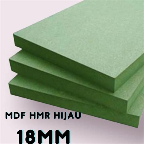 Mdf Hmr Hijau Mm Custom Size Cm Lazada Indonesia