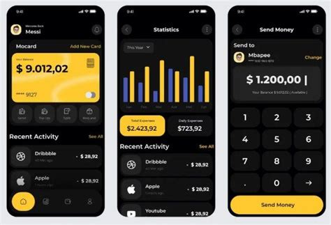 Free The Finance Mobile App Ui Kit Titanui App Ui Mobile App Ui Kit