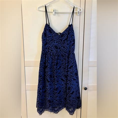 Sugarlips Dresses Blue Lace Slip Dress Nwt Poshmark