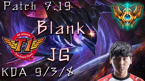 SKT T 1 Blank Kha Zix Vs Jarvan IV Patch 7 19 KDA 9 3 8 YouTube