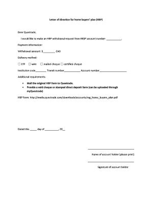 Questrade Letter Of Direction Fill And Sign Printable Template Online