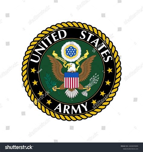 Vector Alternative Seal United States Army Stock Vector (Royalty Free ...