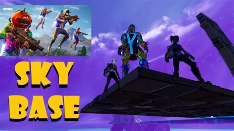 The Ultimate Sky Base Fortnite Battle Royale YouTube