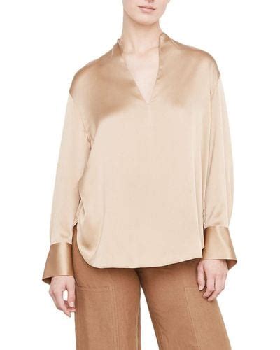 Vince Camuto Split Neck Tops For Women Up To 30 Off Lyst