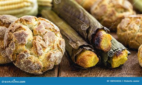 Broa Is A Type Of Corn And Wheat Bread Traditionally Made In Portugal