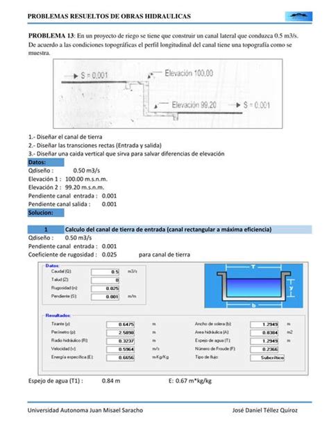 Calculo De Caida Vertical Problema Caidas Jose Daniel Tellez