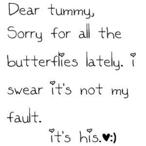 Butterflies In Stomach Quotes. QuotesGram