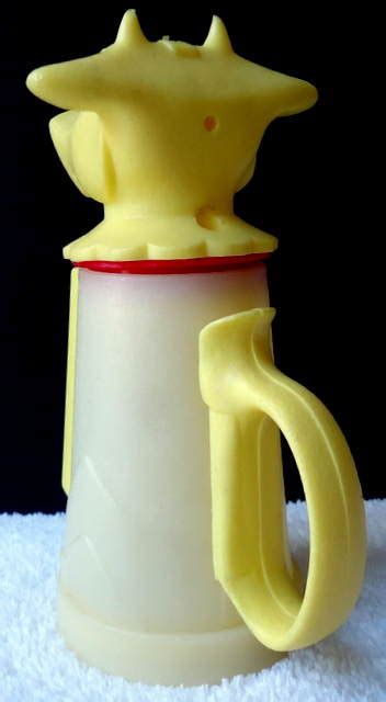 Vintage Moo Cow Sippy Straw Cup And Creamer From Whirley Industries 1 Ebay