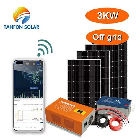 3000w Complete Solar Panel Kit 3kw Solar Generator Off Grid Solar