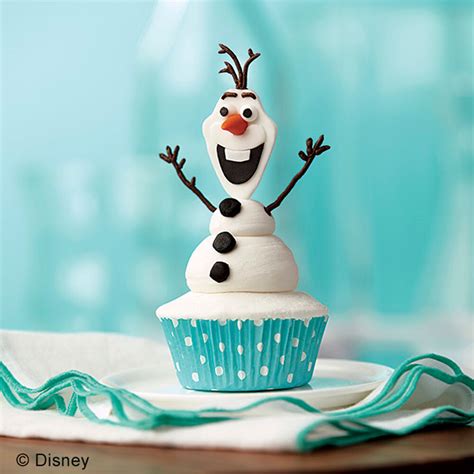 Olaf The Snowman Cupcakes Wilton