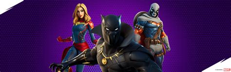 Black Panther Captain Marvel And Taskmaster Join Fortnite In The