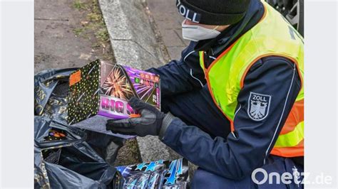 Zoll stellt über 70 Kilogramm illegale Pyrotechnik sicher Onetz