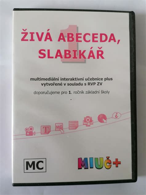 PC CD ROM ČESKÝ JAZYK 1 ŽIVÁ ABECEDA SLABIKÁŘ Aukro