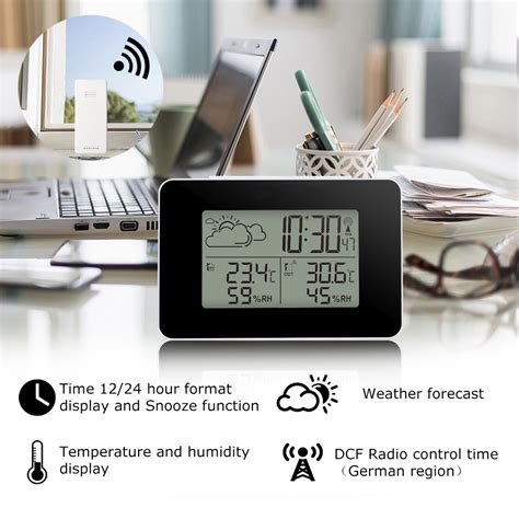 Weather Station Digital Smart Alarm- fanjuhome.com