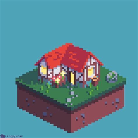 Pixel Art Isometric House Cool Pixel Art Pixel Art Games Pixel Art