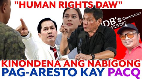 IGALANG DAW ANG HUMAN RIGHTS NI QUIBOLOY SIGAW NG MAG AMANG DUTERTE