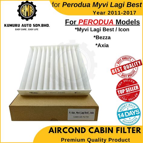 Cabin Filter Perodua Myvi Lagi Best 2011 2017 Axia Bezza Alza Aircond