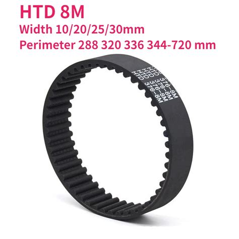 Htd M Closed Loop Rubber Synchronous Belts Pitch Mm Width