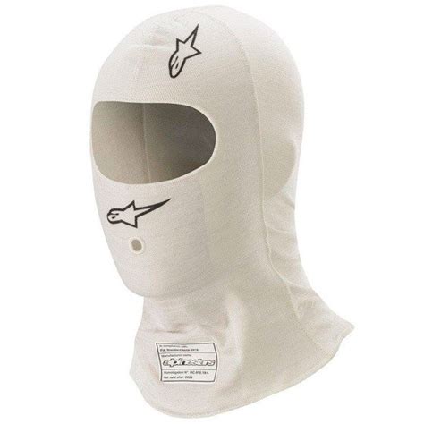 Alpinestars Race Balaclava White Fia Homologation