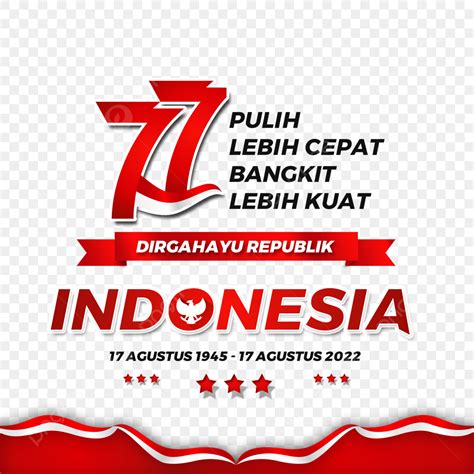 Logo Hut Kemerdekaan Ri Ke 77