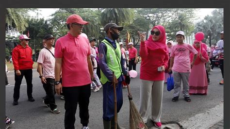 Bakal Paslon Pilkada Tangsel Rama Shinta Hadir Di Cfd Bintaro