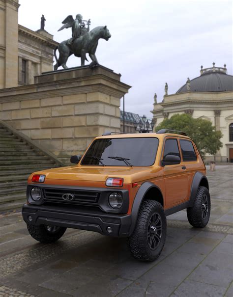 Lada Niva Bronto X D Render Renderhub Gallery