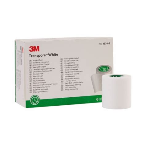 M Transpore White Medical Tape X Yd Boxes Rolls Box