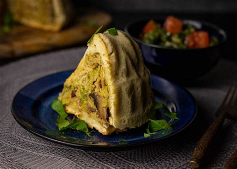 Wirsing Champignon Pot Pie würzig aus dem Ofen Dailyvegan